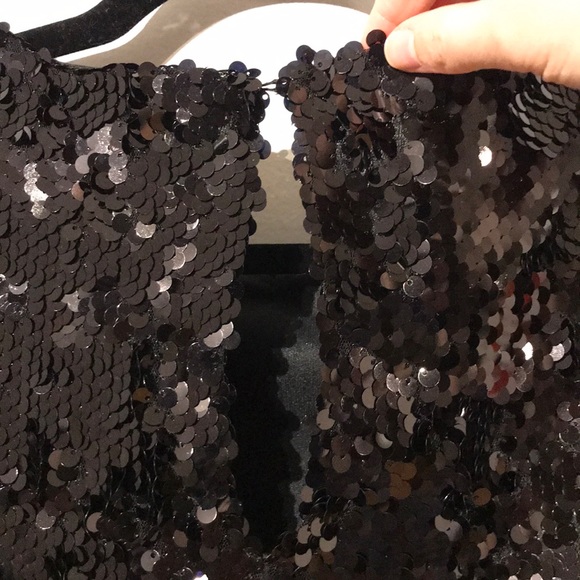 Zara black sequins dress - Picture 8 of 14